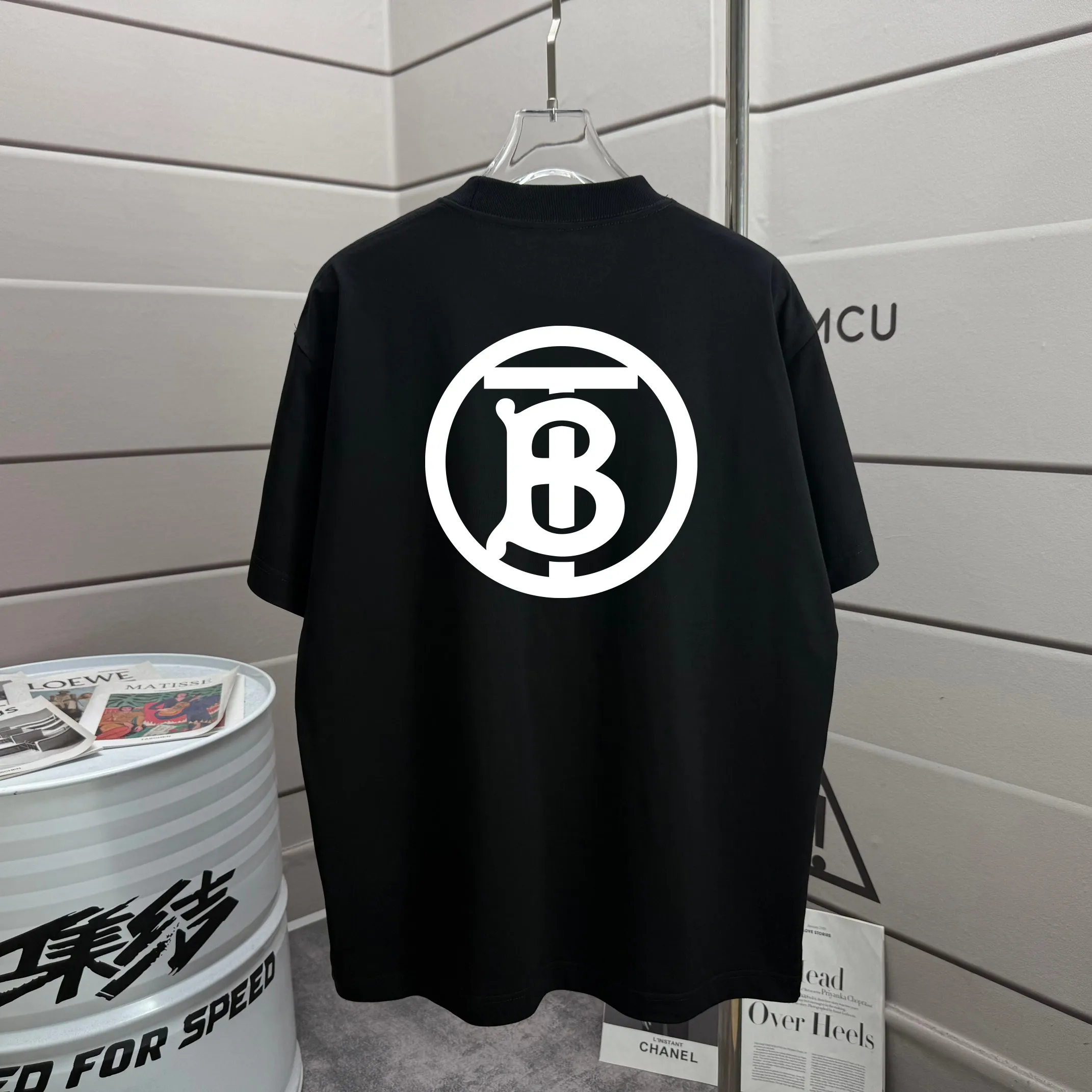 ＃ Burberr* * 2026 New Arrival Classic T Same Style ：Black White Purple Green Size: S M L XL XXL Size： S （90-130 ） M （120-150 ） L （140-165 ） XL （160-180 ） XXL （180-210 ）